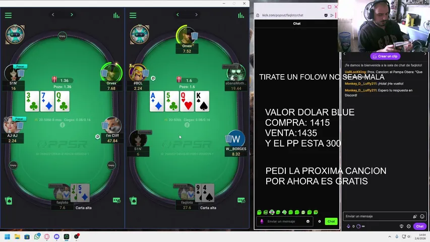 Jugando al poker online en pppoker