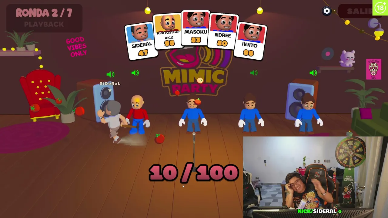 SiDeRaL — JUGANDO MIMIC PARTY CON STREAMERS INTERNACIONALES (DOTEROS) 
!