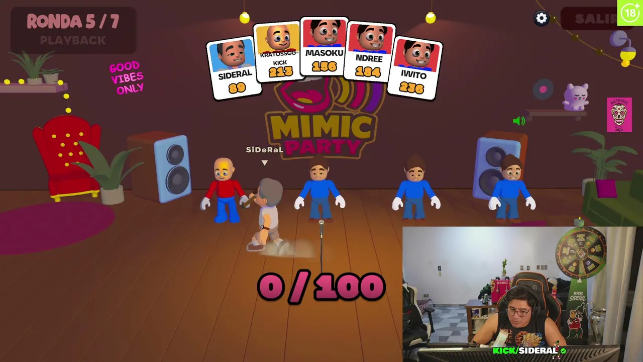 SiDeRaL — JUGANDO MIMIC PARTY CON STREAMERS INTERNACIONALES (DOTEROS) 
!
