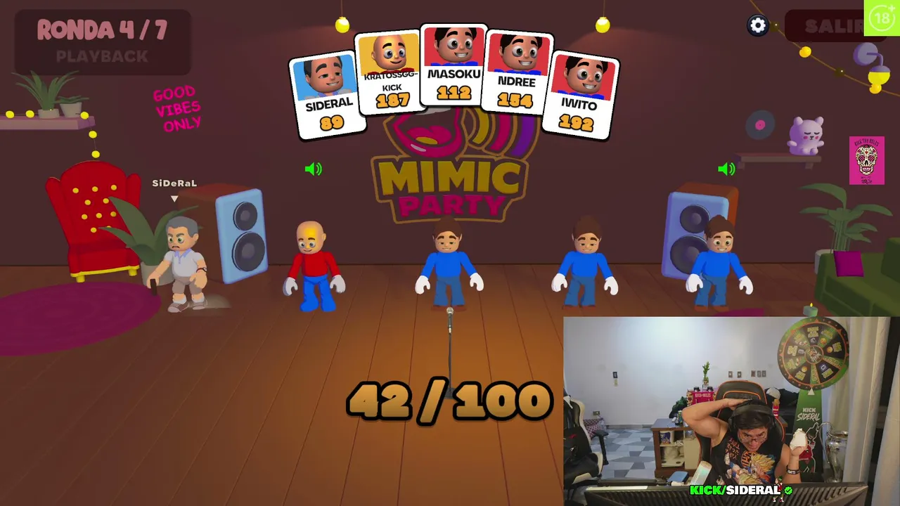 SiDeRaL — JUGANDO MIMIC PARTY CON STREAMERS INTERNACIONALES (DOTEROS) 
!