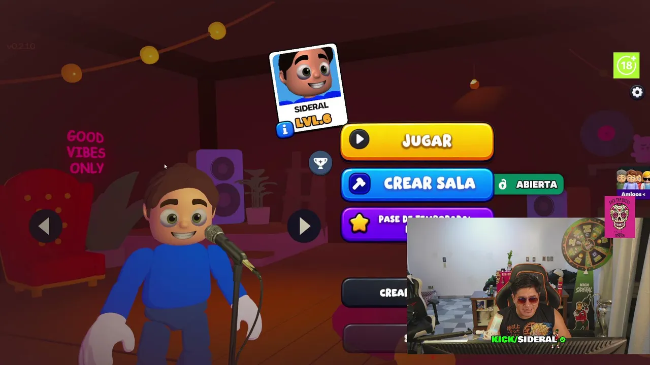 SiDeRaL — JUGANDO MIMIC PARTY CON STREAMERS INTERNACIONALES !