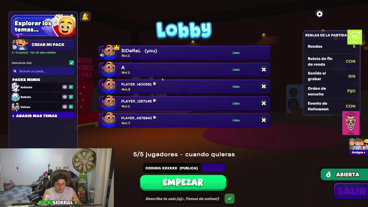 SiDeRaL — DOTEANDO !