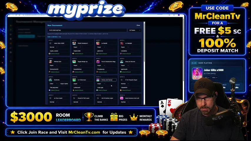 mrcleantv playing Just Chatting - Live Casino Stream