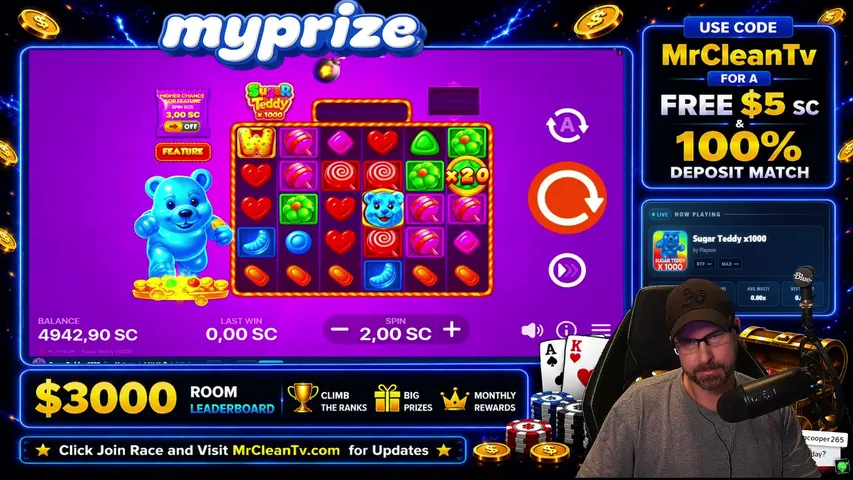mrcleantv playing Slots & Casino - Live Casino Stream