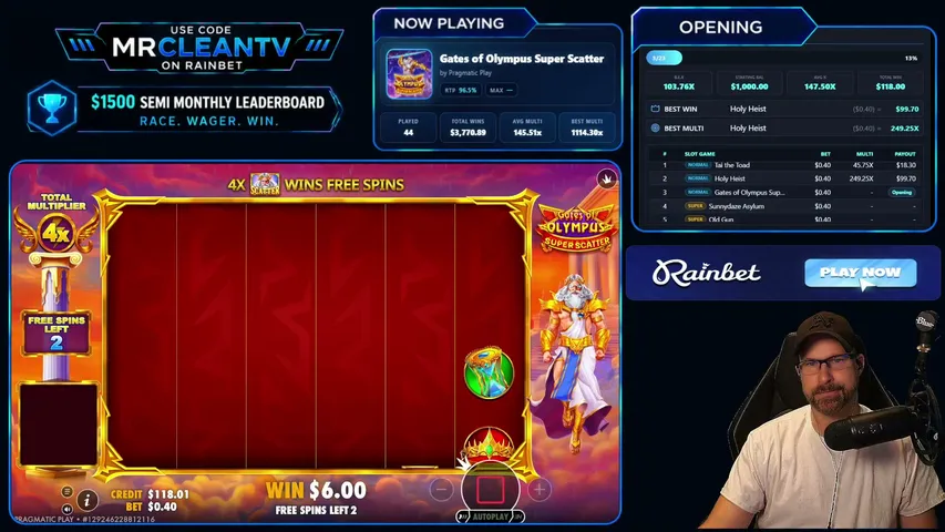 mrcleantv playing Slots & Casino - Live Casino Stream