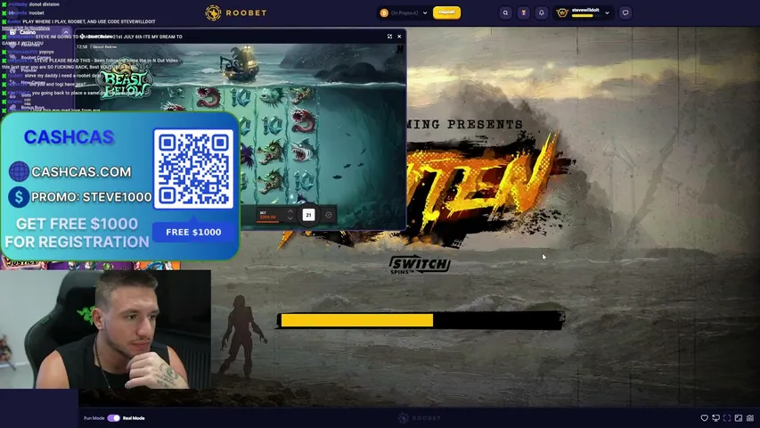 stevkewilildvoit playing Slots & Casino - Live Casino Stream