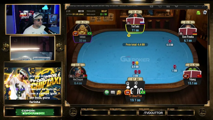 tvdoutor playing Poker - Live Casino Stream