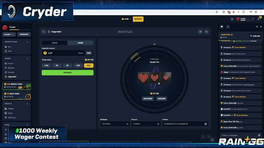 crydercs playing Slots & Casino - Live Casino Stream