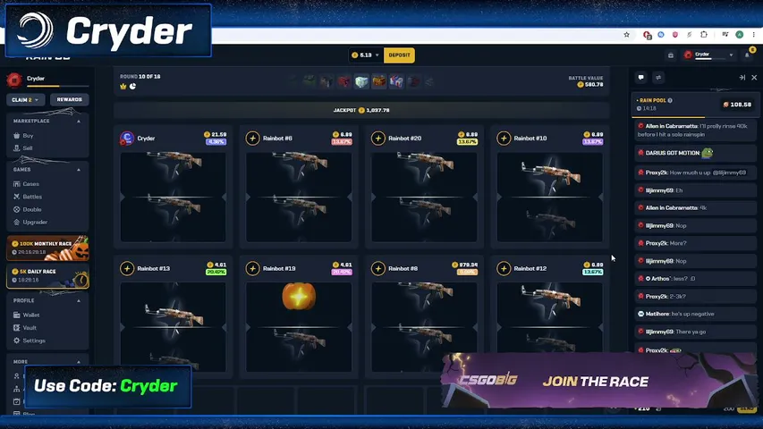 crydercs playing Slots & Casino - Live Casino Stream