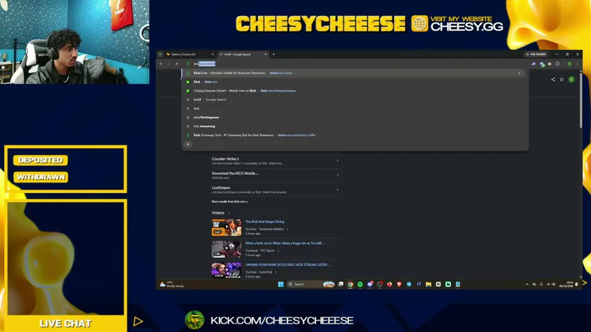 chickendotgg playing Slots & Casino - Live Casino Stream
