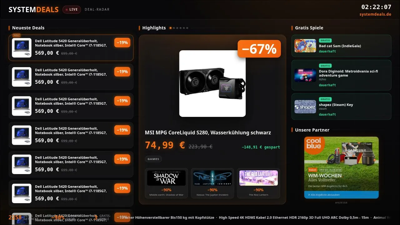 SystemDeals live