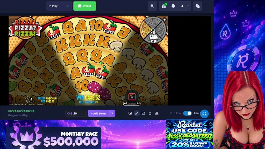 jessicaedgar1997 playing Slots & Casino - Live Casino Stream