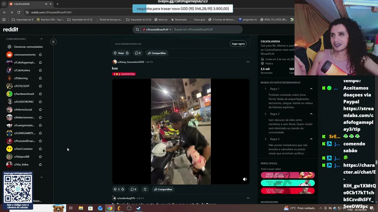 cafofogameplay live