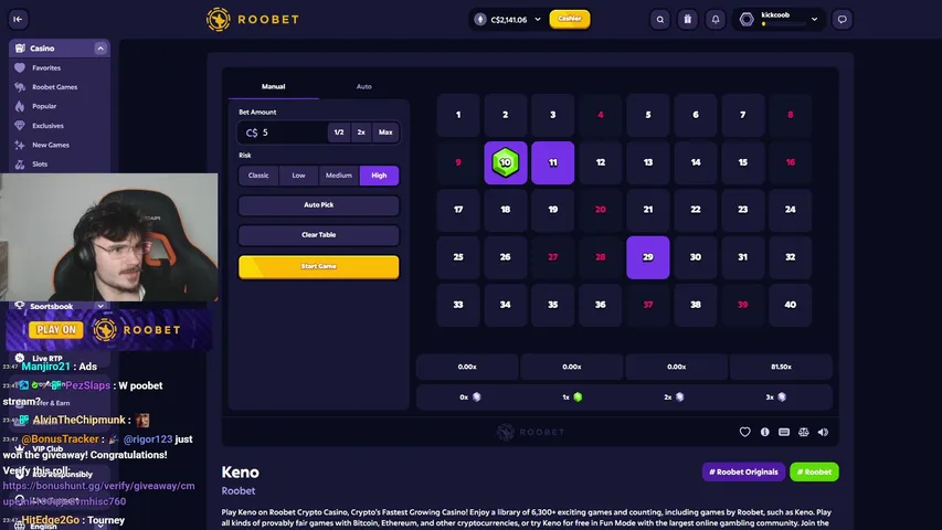 heycoob playing Slots & Casino - Live Casino Stream