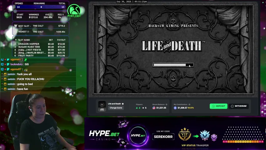 SereKorr playing Slots & Casino - Live Casino Stream