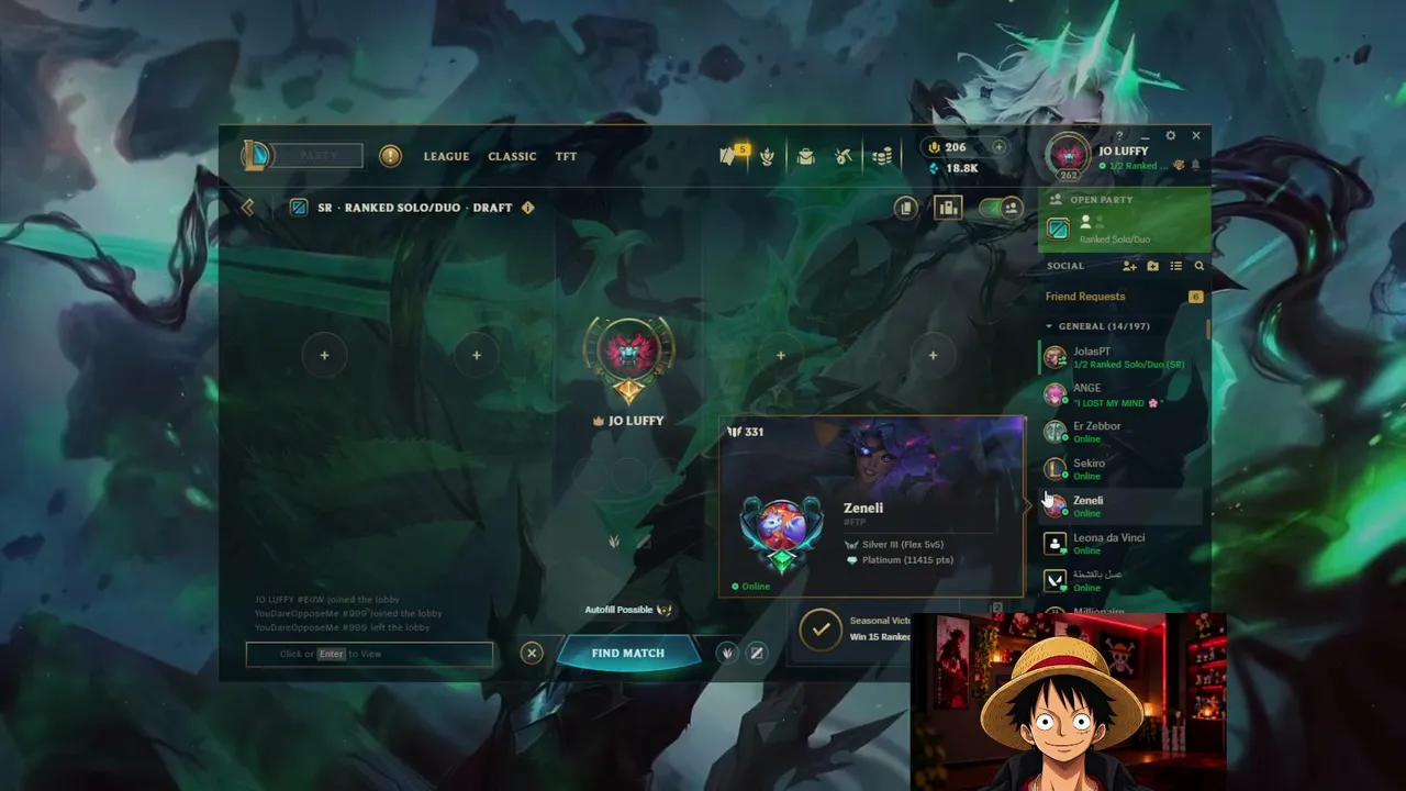 Az1LUFFY live