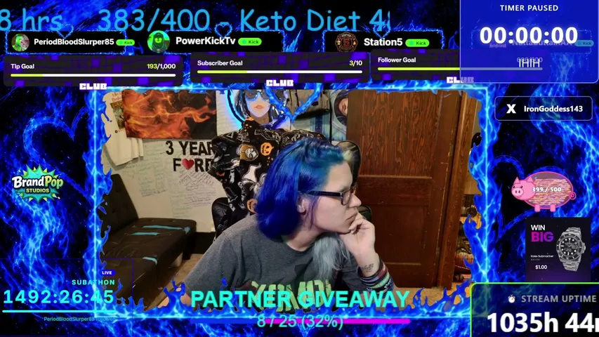 irongoddess playing Indie Games - Live Casino Stream