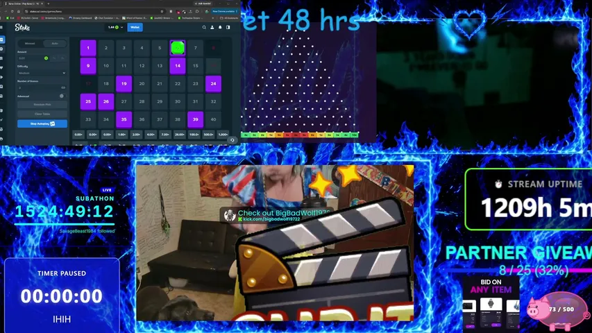 53 days of Celebrating 3 Years Ya'll are cra cra!! Sub = 6 mins Host/follow = 3 mins 
 !burgie !ws !agb !self !wild