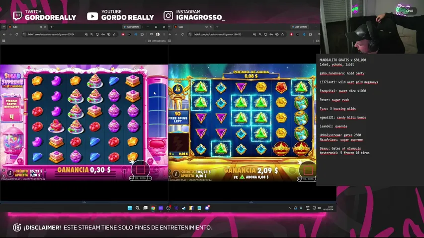 GordoReally playing Slots & Casino - Live Casino Stream