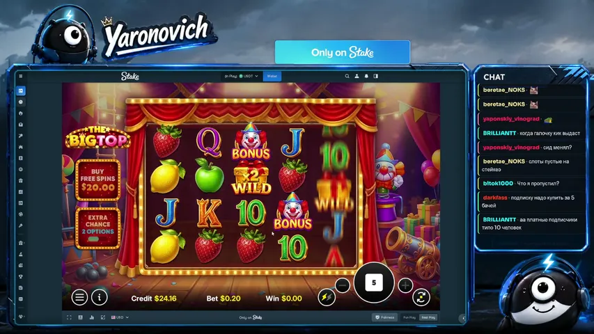 yaronovich playing Slots & Casino - Live Casino Stream