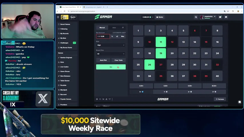 AngeloSlots playing Slots & Casino - Live Casino Stream
