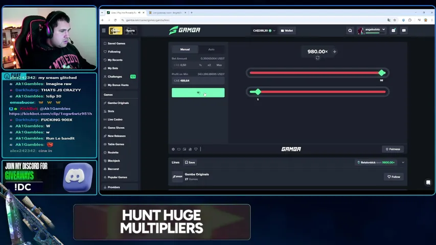 AngeloSlots playing Slots & Casino - Live Casino Stream