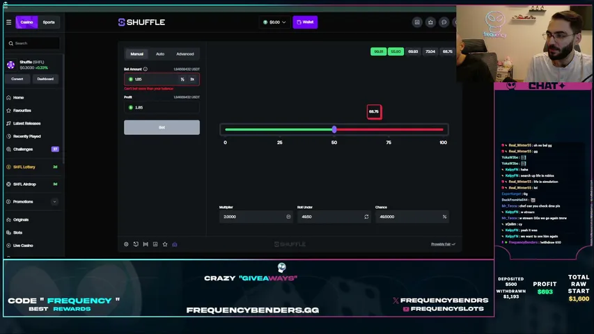 Special Guest Special Wins | 300$+ Giveaways | 20k+ Rewards | Frequencybenders.com | !Shuffle !RustMagic !Upgrader