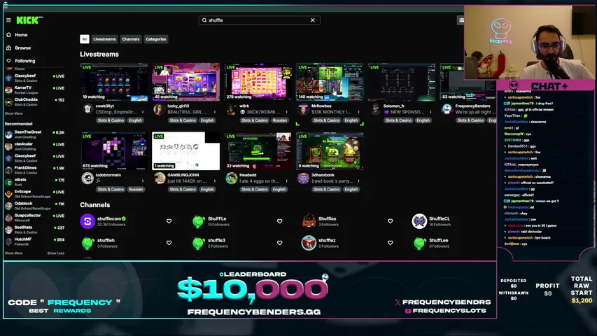 We're up all night to get Lucky ! | 300$+ Giveaways | 20k+ Rewards | Frequencybenders.com | !Shuffle !RustMagic !Upgrader