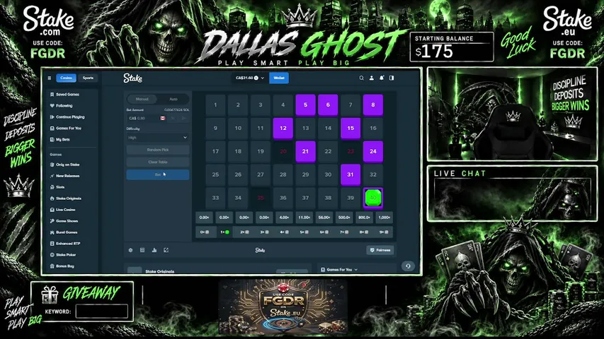 dallasghost playing Slots & Casino - Live Casino Stream