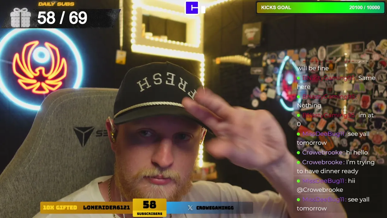 crowegamingg live