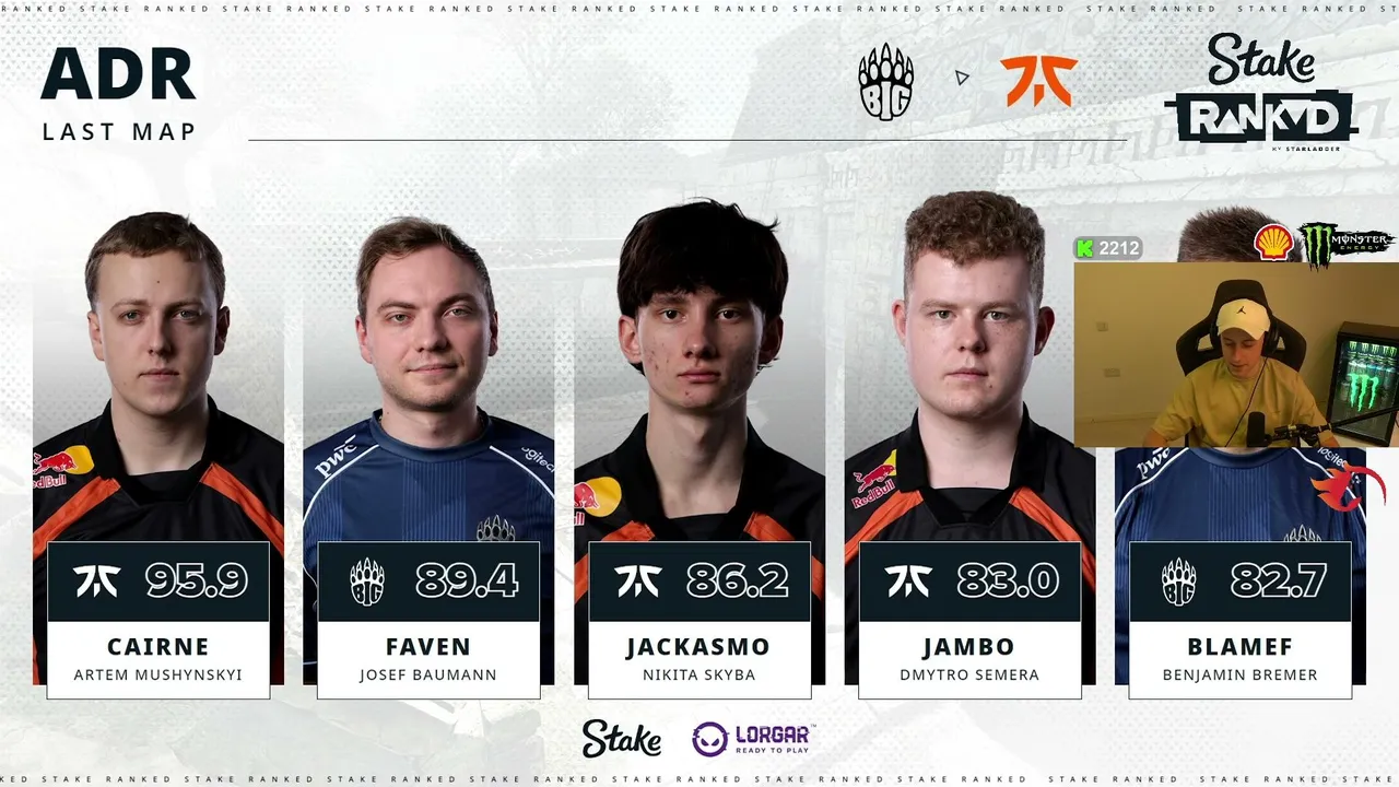 forg1 — BIG vs. fnatic | Stake Ranked Episode 4