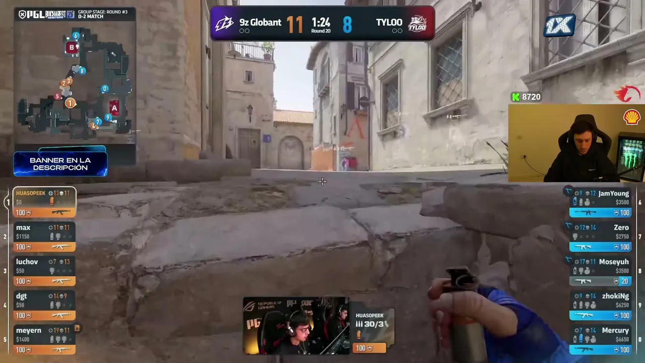 forg1 — 9z Globant vs. TYLOO | PGL Masters Bucharest 2026