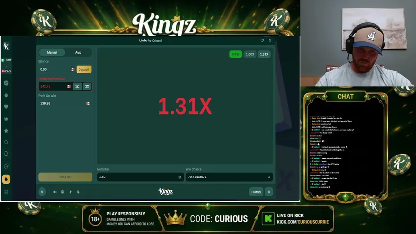 curiouscurrie playing Slots & Casino - Live Casino Stream