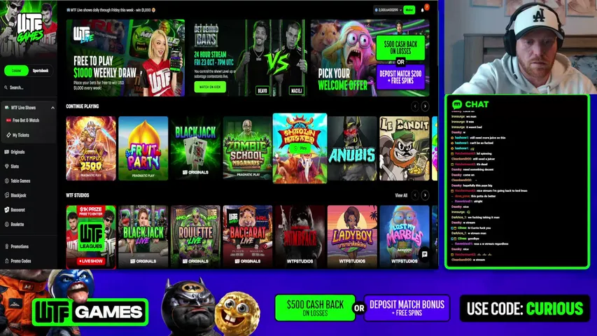 EARLY MORNING FREE STYLE??? WTFGAMES.COM | $1500 BI WEEKLY LEADERBOARD | CODE CURIOUS |