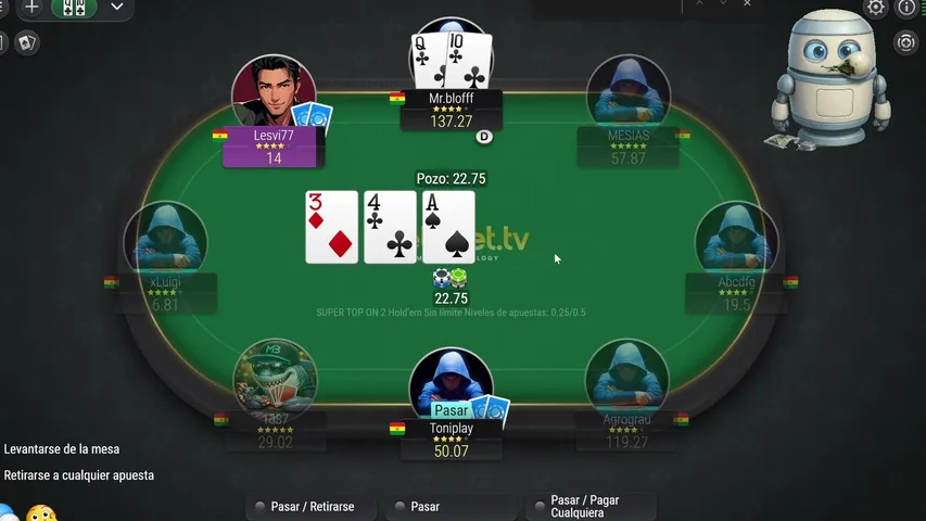 tadeny playing Poker - Live Casino Stream