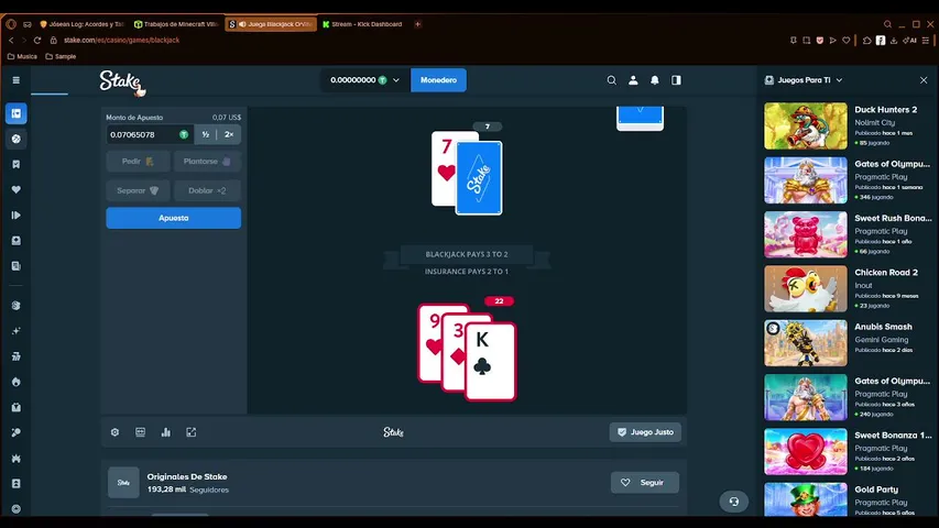 justcallmepato playing Slots & Casino - Live Casino Stream