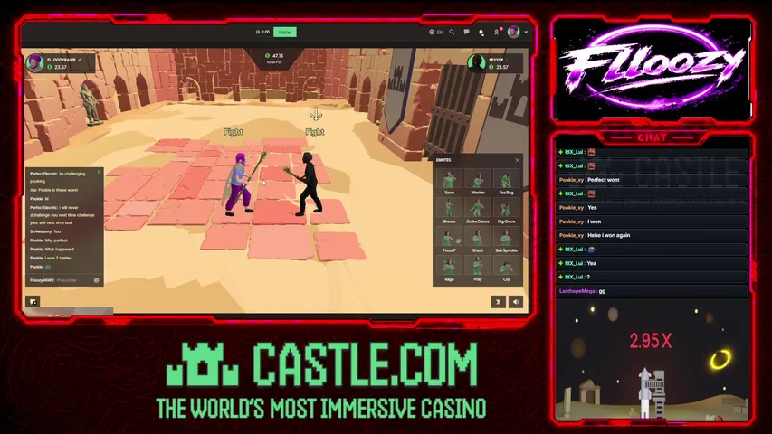 Flloozy playing Slots & Casino - Live Casino Stream