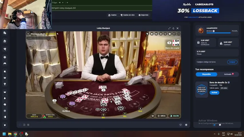 cabezaslots23 playing Slots & Casino - Live Casino Stream
