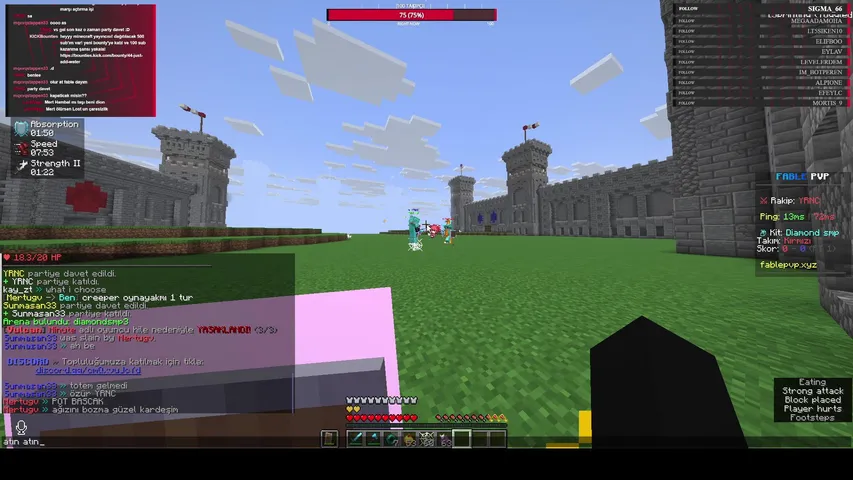 Takipçilerle Manhunt! (Takip edenler ekranda) !ip !dc