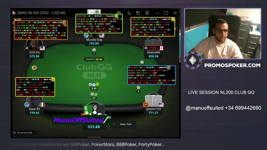 promospoker-rakebackextra playing Poker - Live Casino Stream