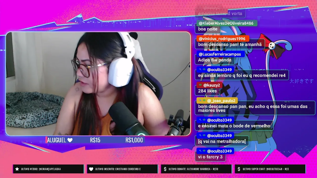 PandinhaSenpai live