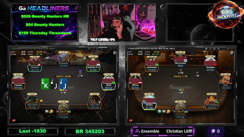 kuznevychk-ua playing Poker - Live Casino Stream