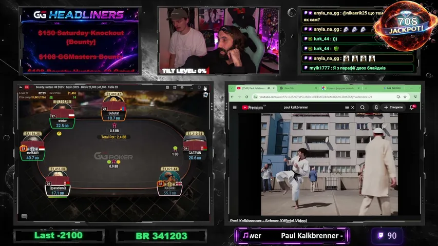 kuznevychk-ua playing Poker - Live Casino Stream