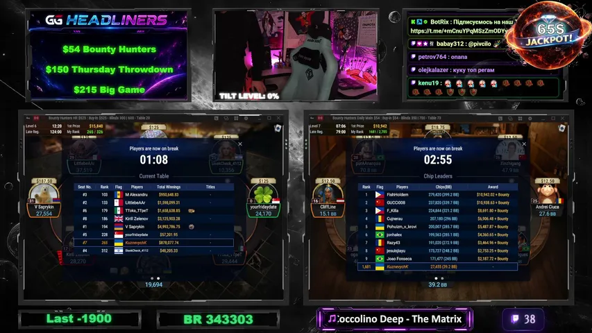kuznevychk-ua playing Poker - Live Casino Stream