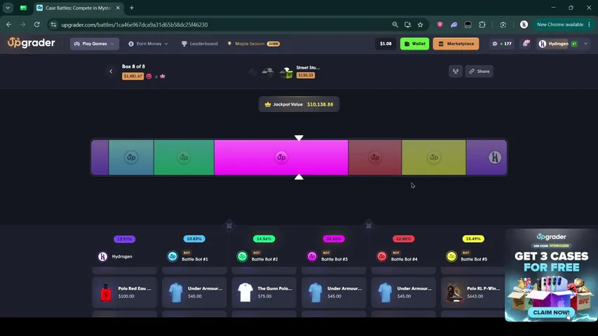 HydrogenExploded playing Slots & Casino - Live Casino Stream