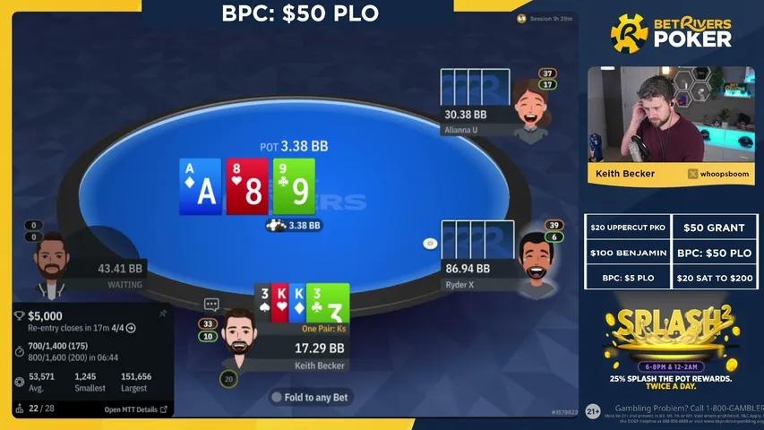AccidentalGrenade playing Poker - Live Casino Stream