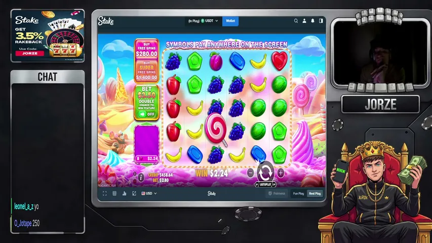jorzee playing Slots & Casino - Live Casino Stream