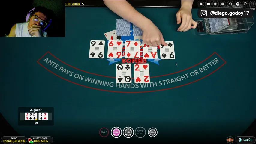 diegomaradona17 playing Slots & Casino - Live Casino Stream