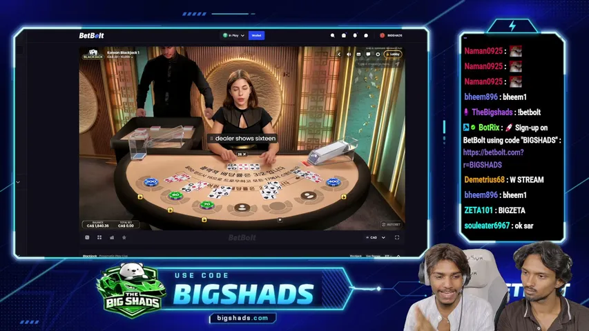 thebigshads playing Slots & Casino - Live Casino Stream