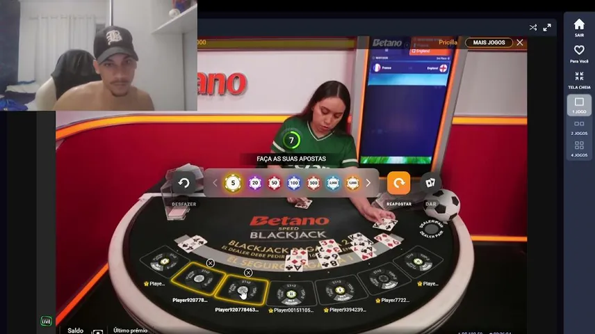 Rei do BlackJack ao vivo